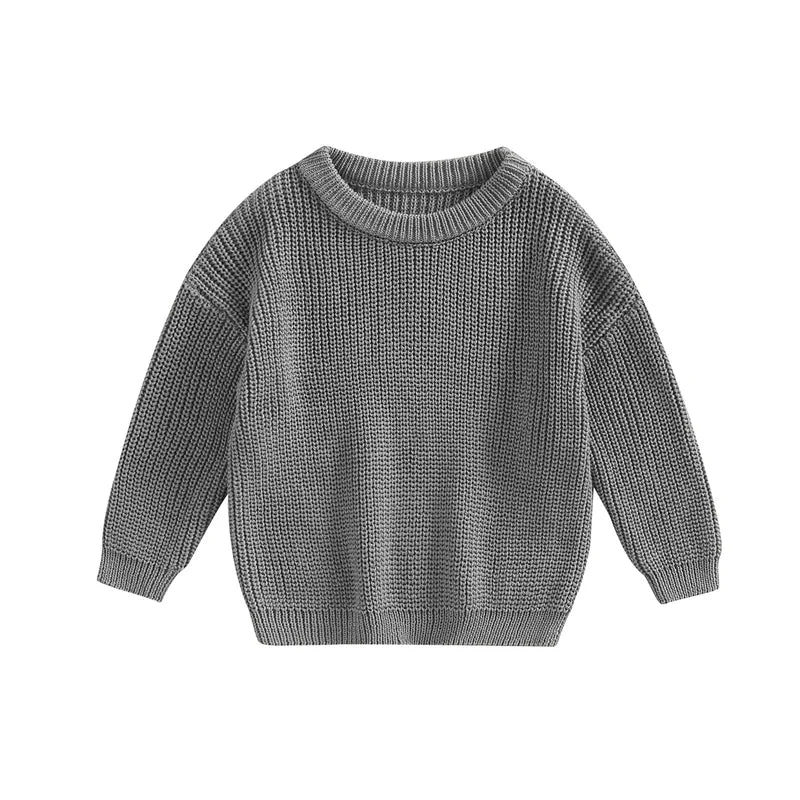 Knitted Long Sleeve Winter Sweater