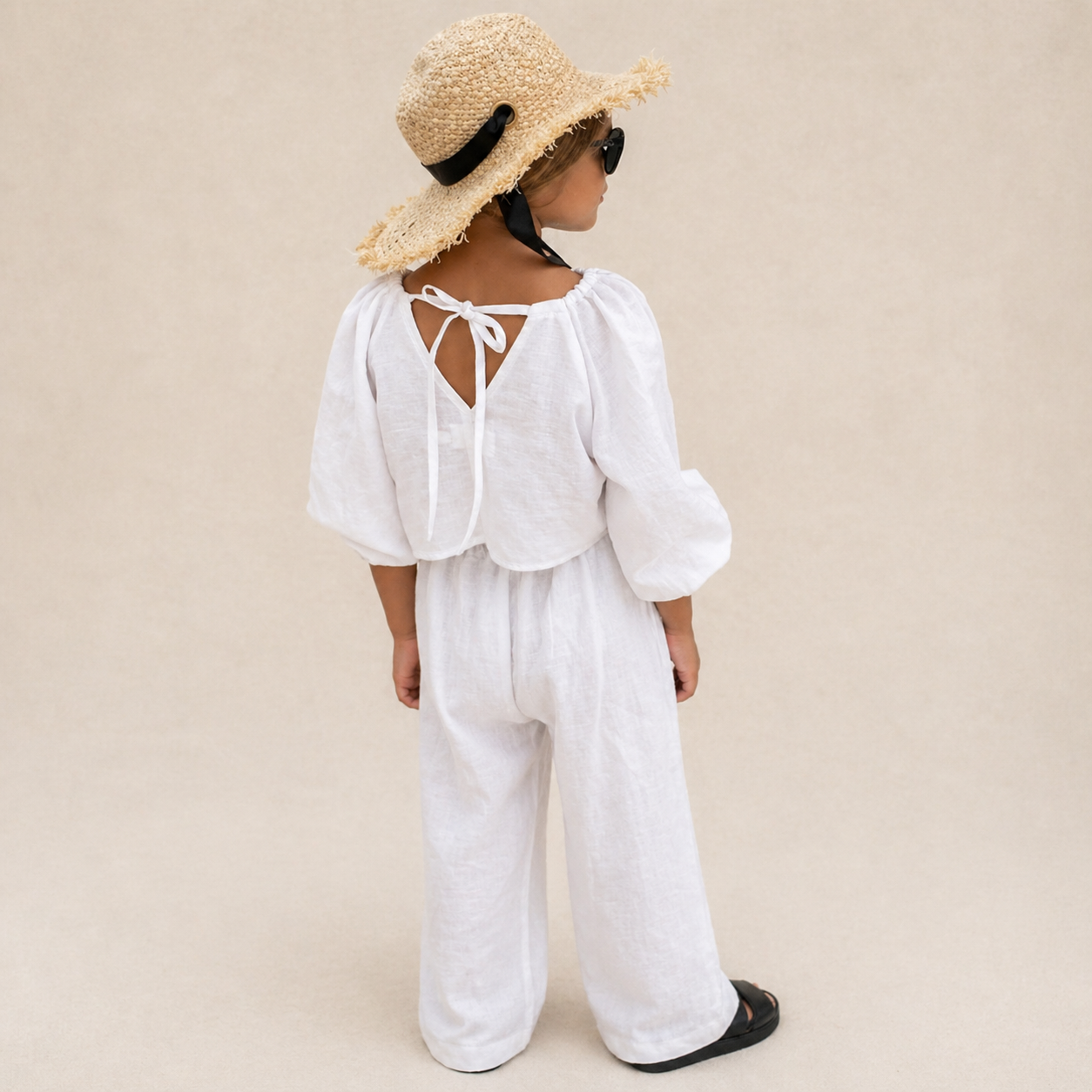 Linen Cotton Summer Trouser Suit Set