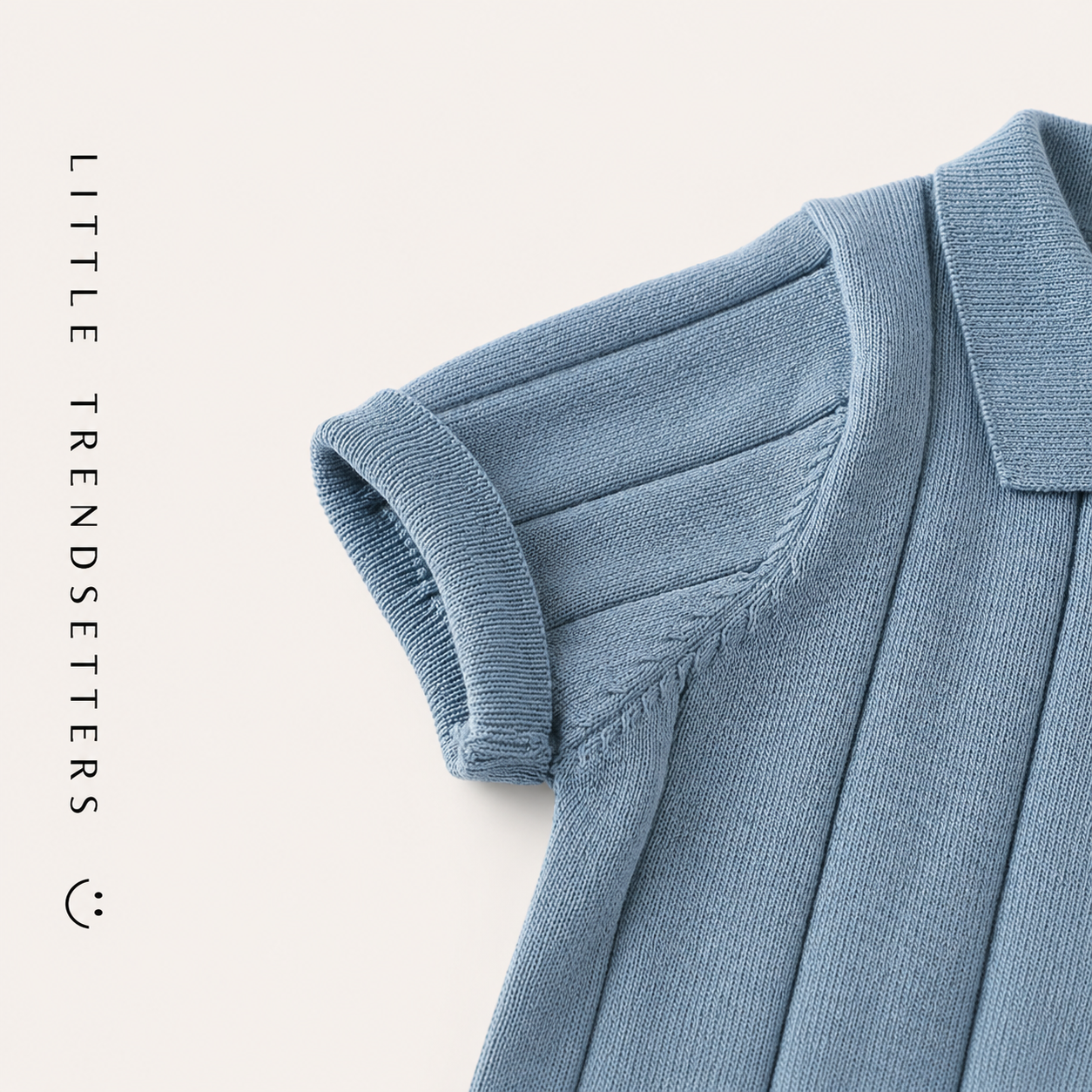 Knitted Short Sleeve Polo Shirt