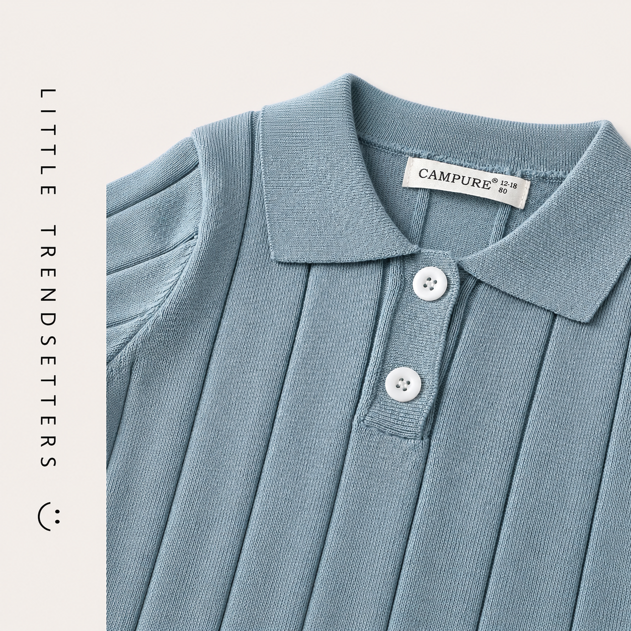 Knitted Short Sleeve Polo Shirt