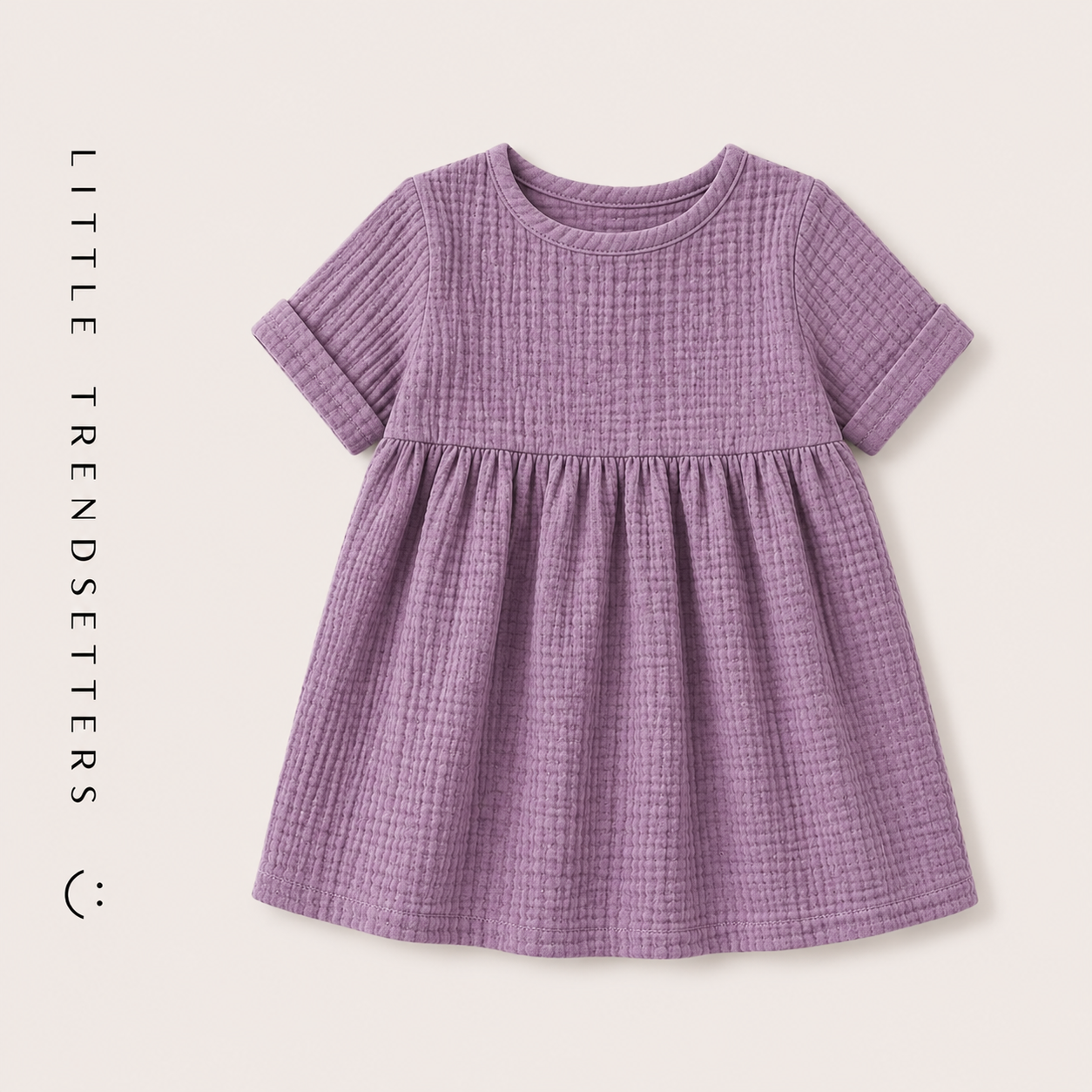 Loose Muslin Tie Back Summer Dress