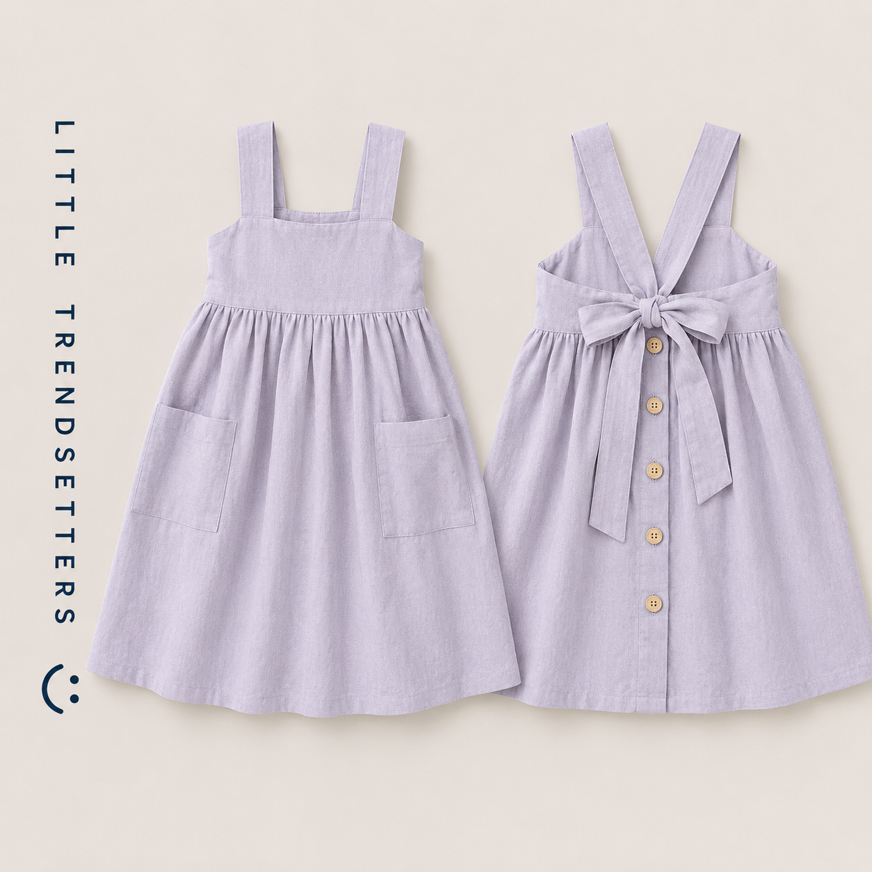 Sleeveless Pastorale Bow Dress