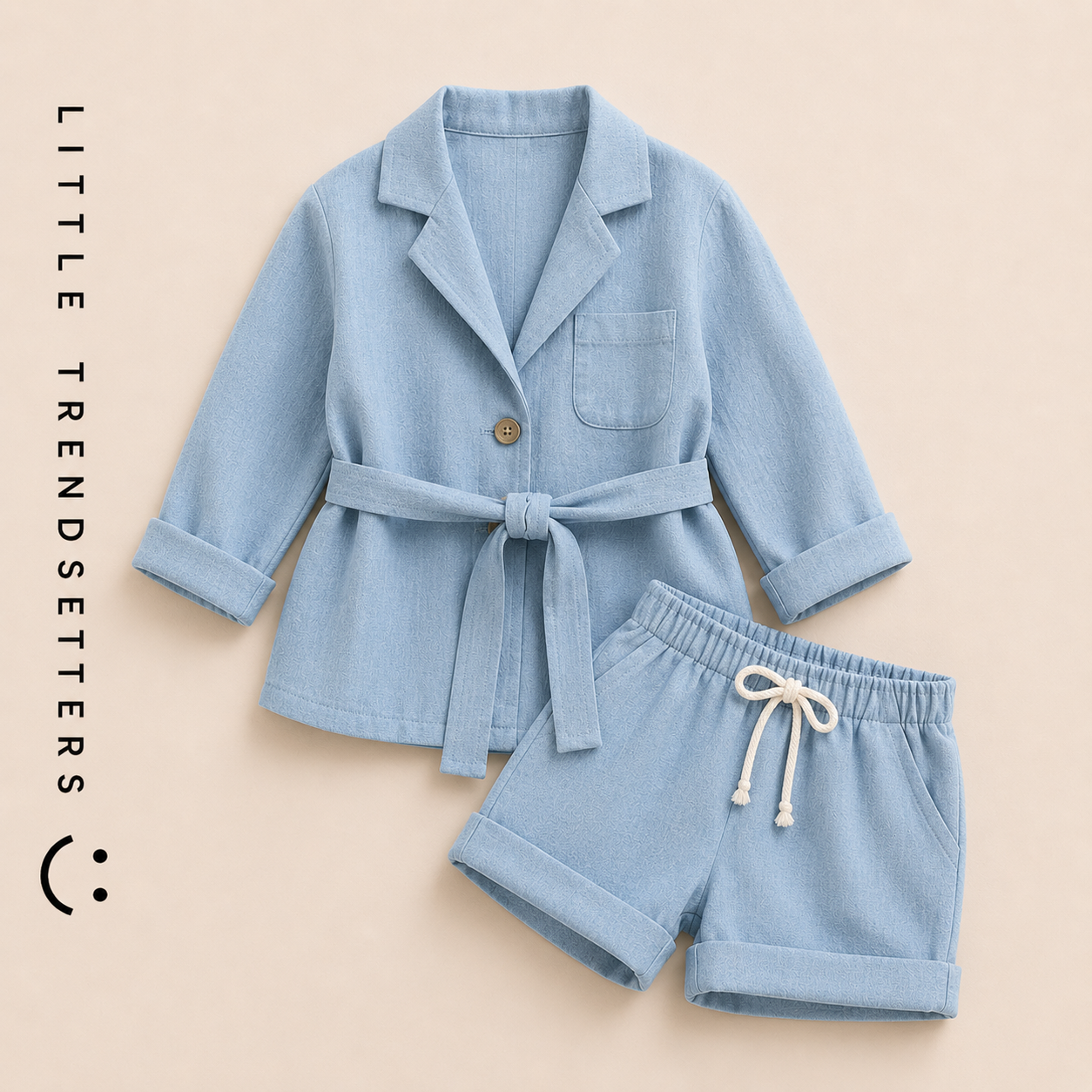 Blazer and Short Two-piece Set