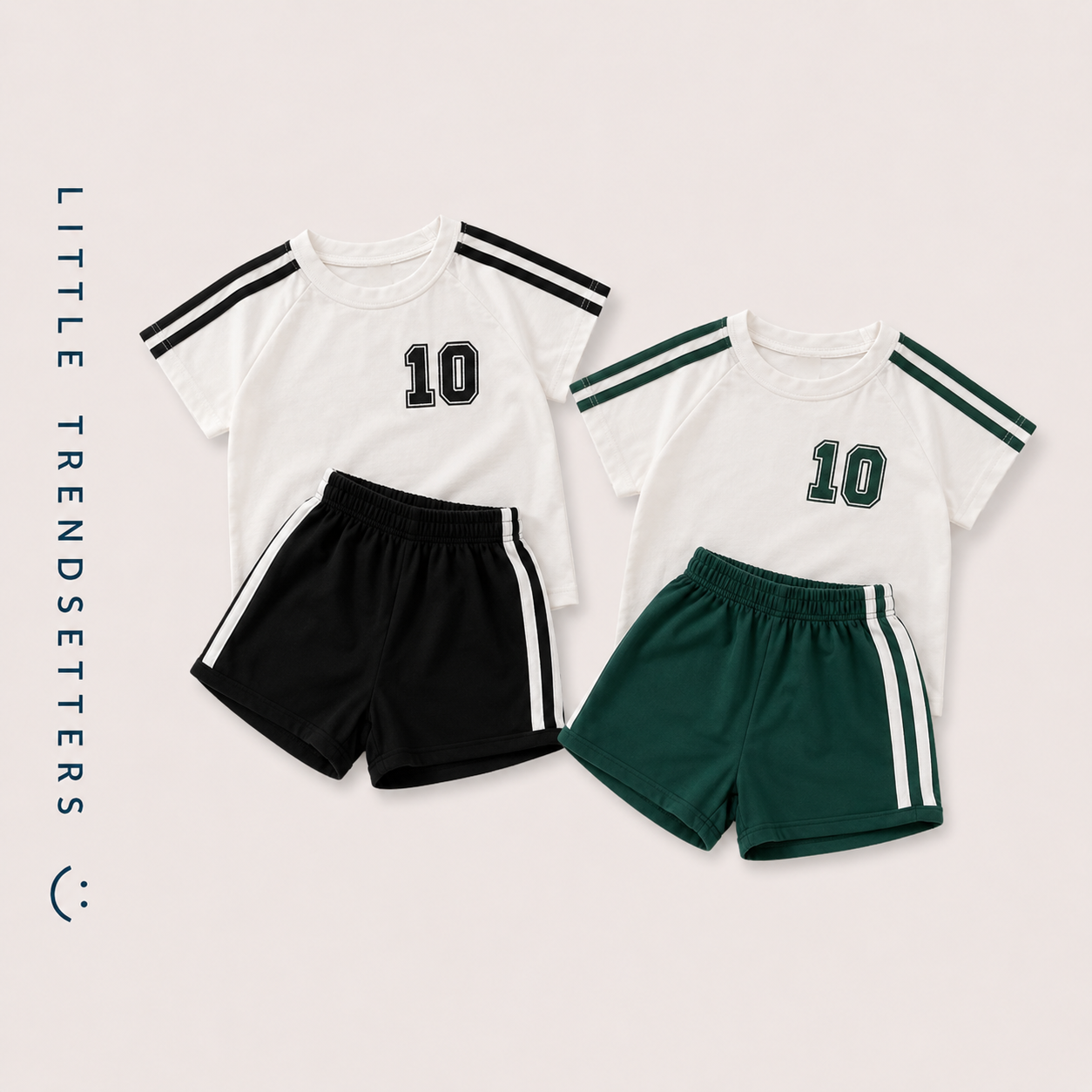 Varsity Number 10 Shorts Set
