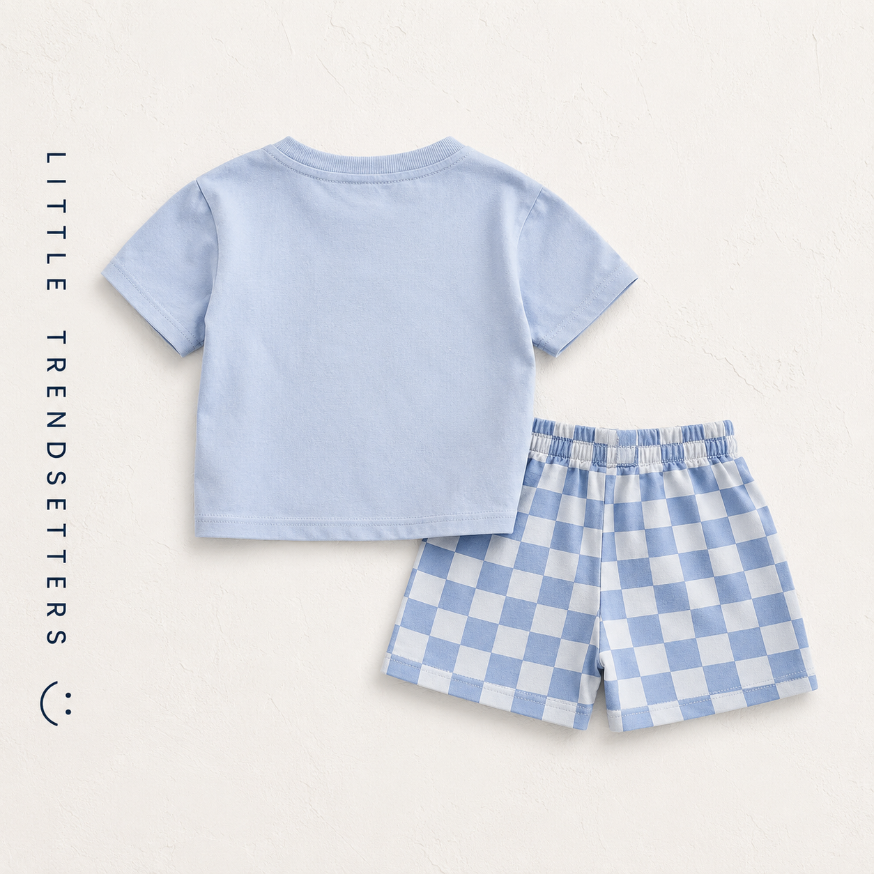Funky Check Shorts Two Piece Set