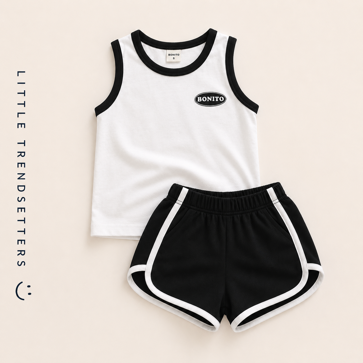 Sporty Summer Vest and Short Set