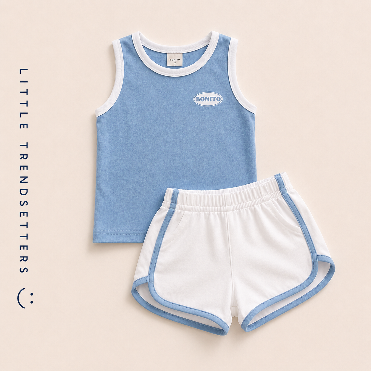 Sporty Summer Vest and Short Set