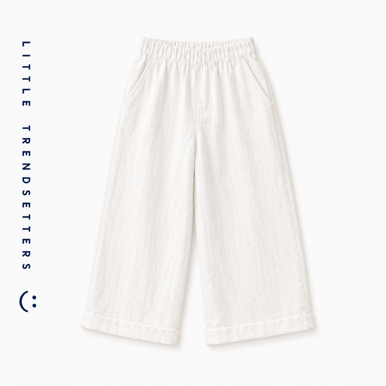Lightweight Summer Linen Cropped Trousers