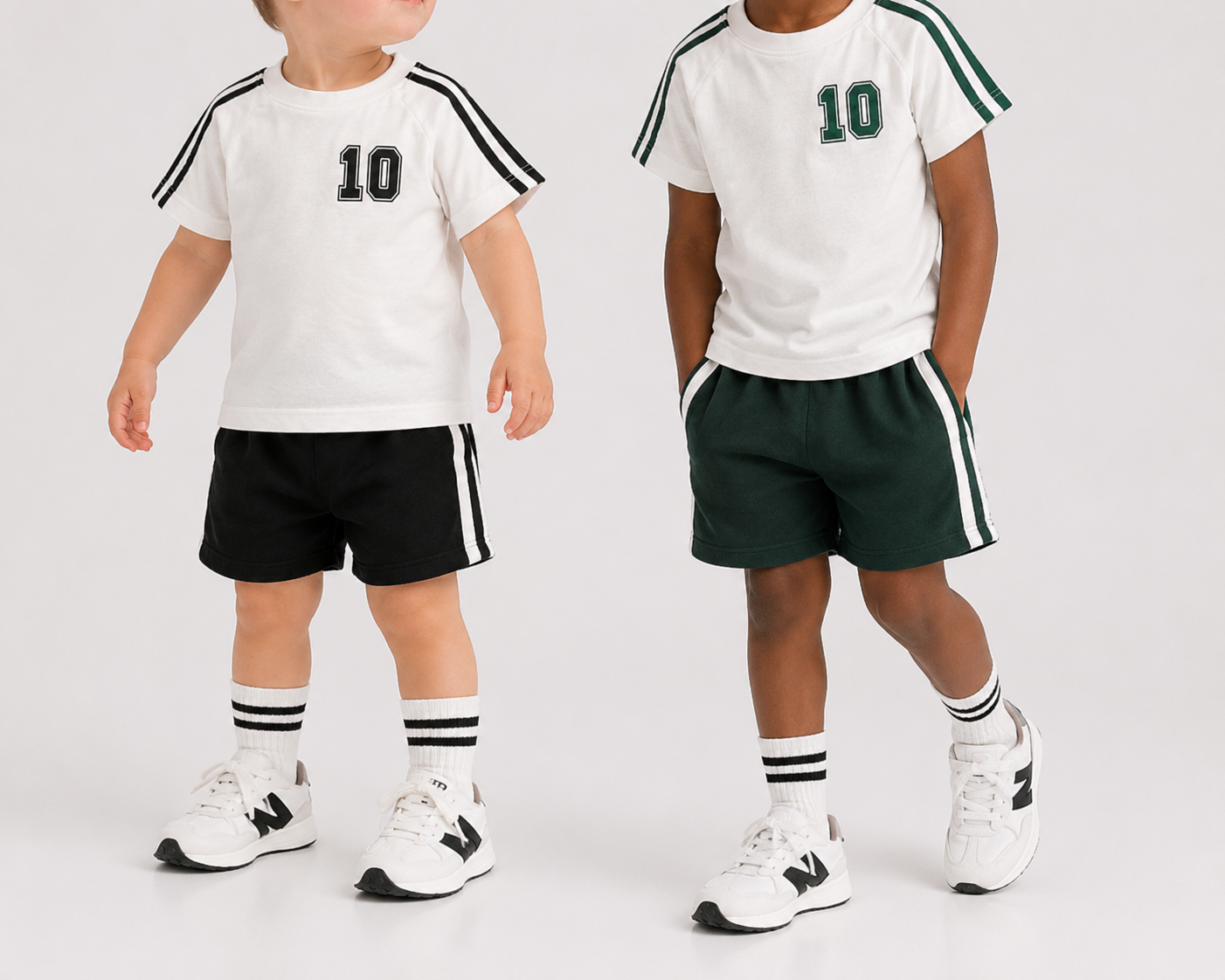 Varsity Number 10 Shorts Set