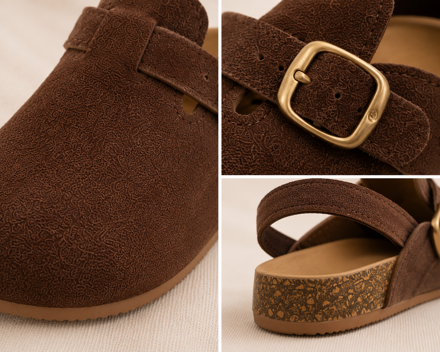 Suede Clogs