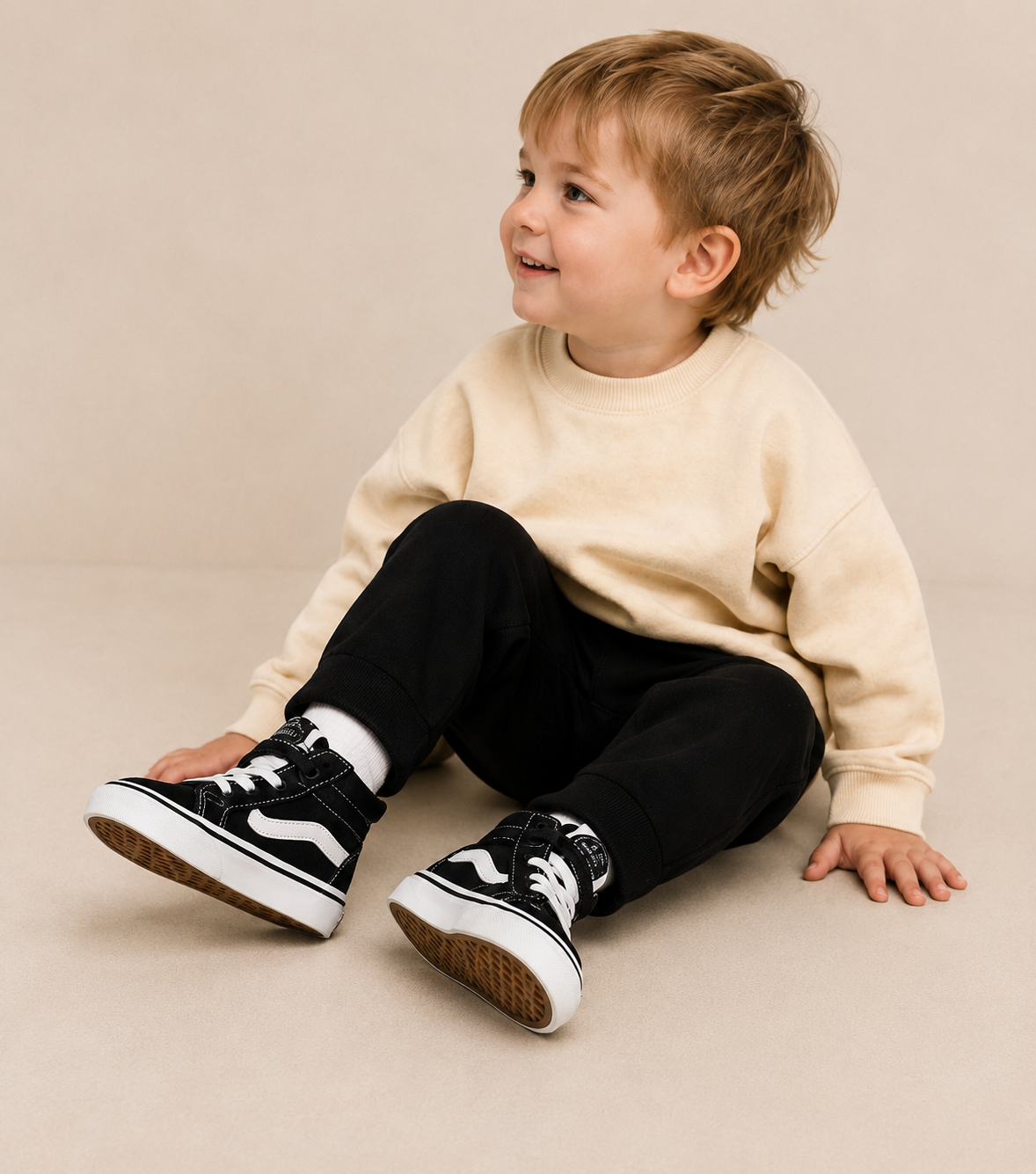 Skater Style Canvas Velcro High Tops