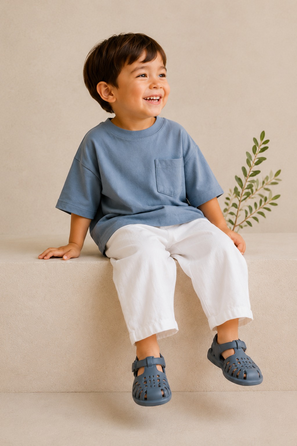 Lightweight Summer Linen Cropped Trousers