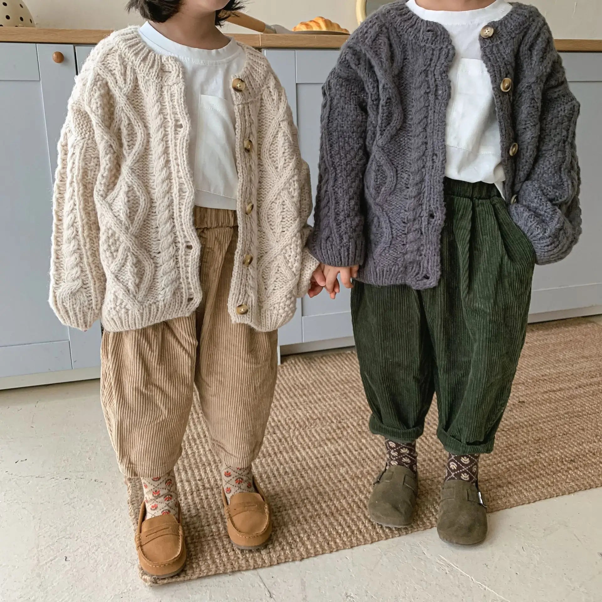 Treasure Weaved Pattern Knitted Cardigan