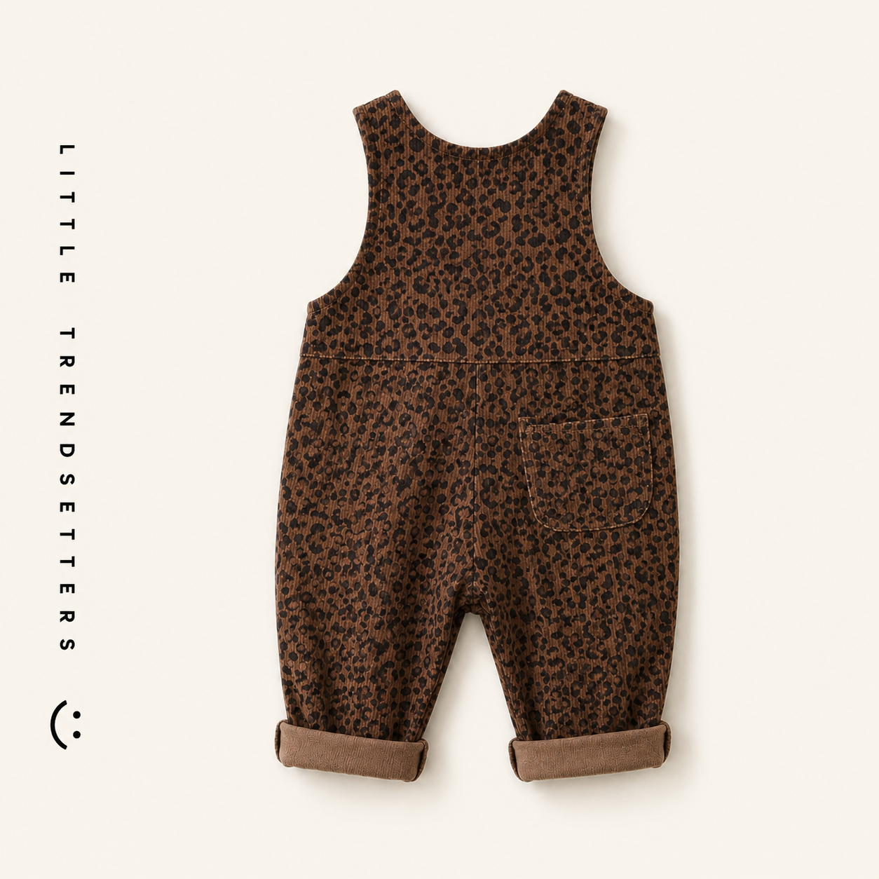 Leopard Print Dungarees