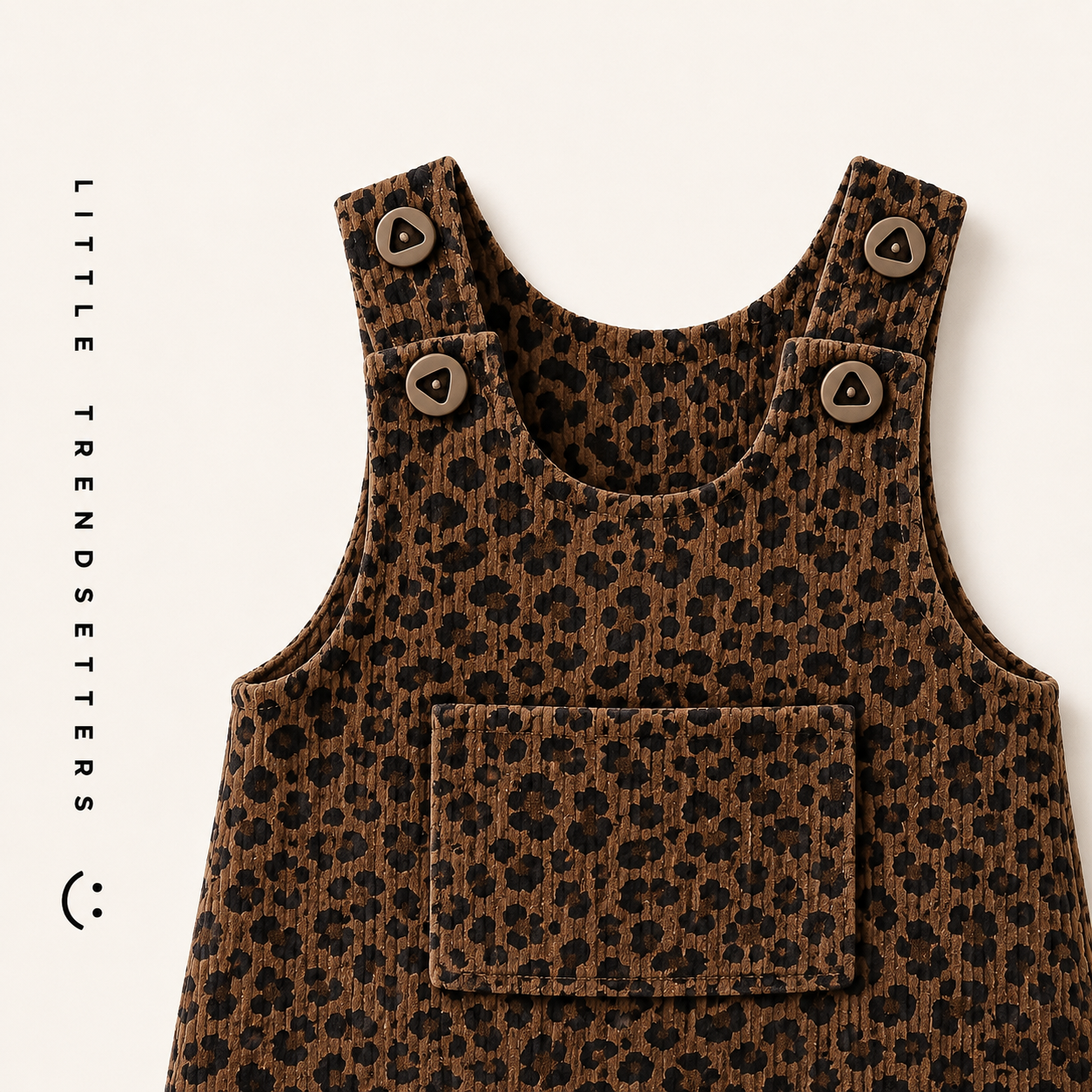 Leopard Print Dungarees