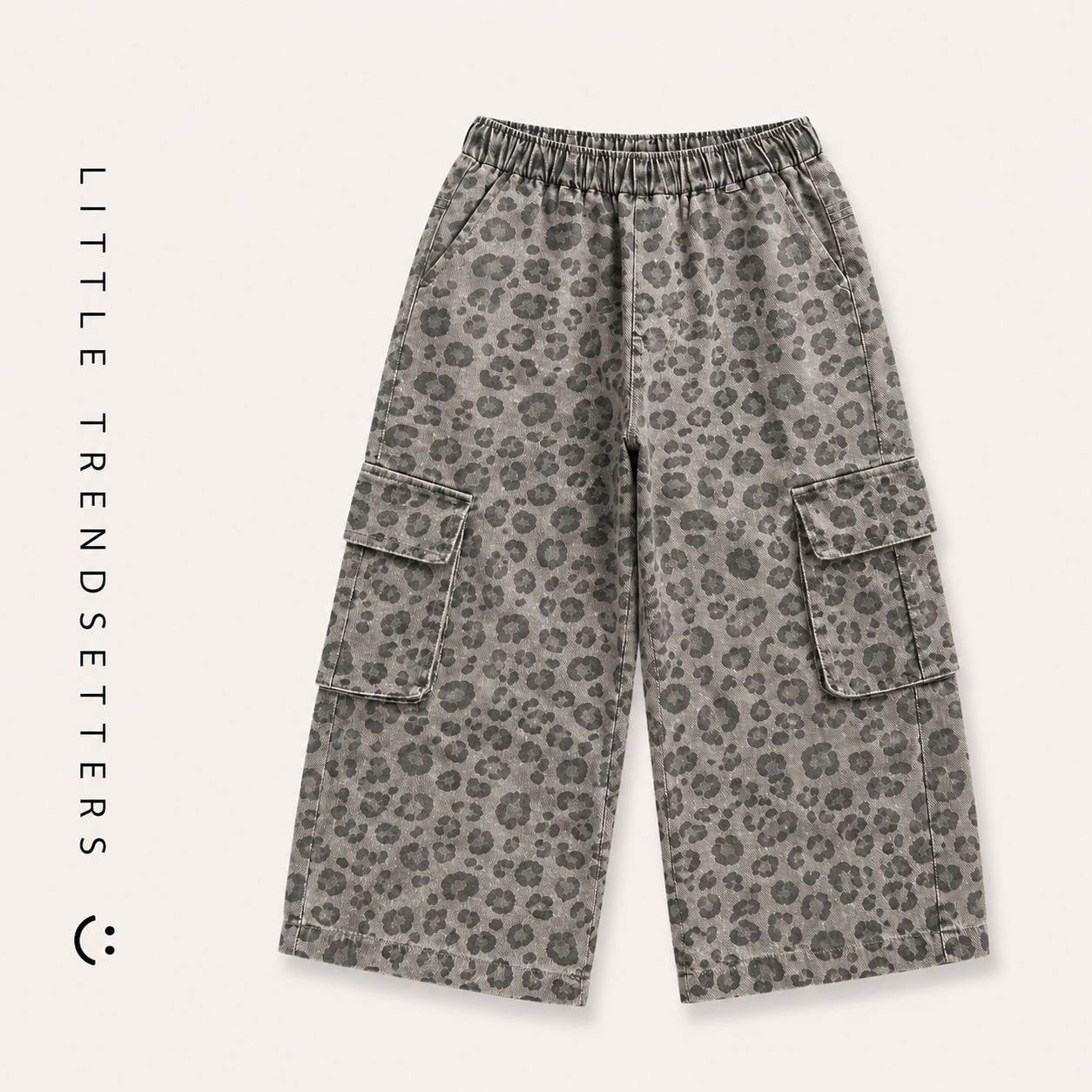 Leopard Print Pocket Trousers
