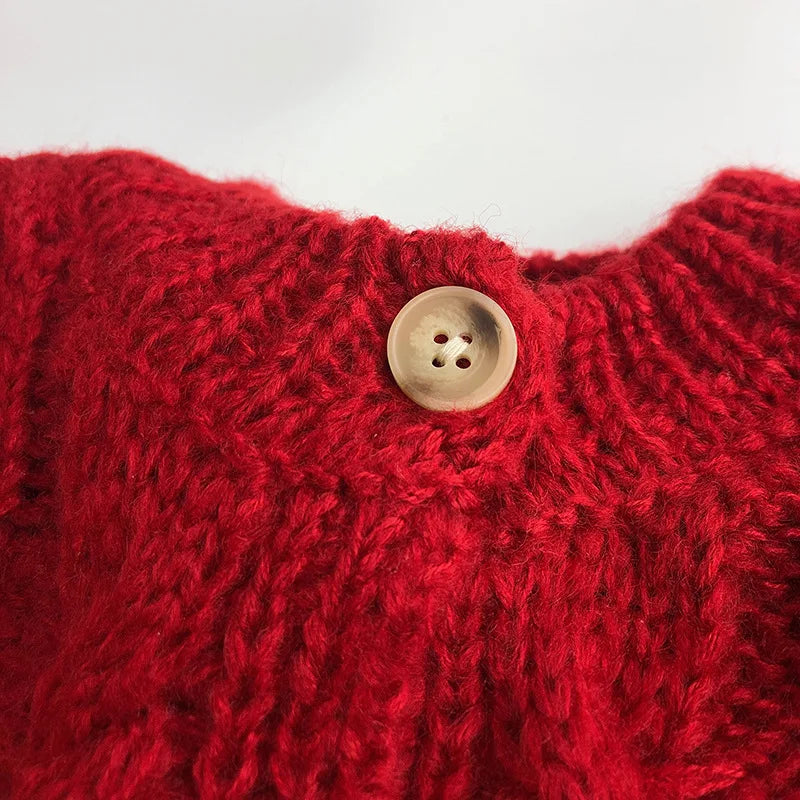 Treasure Weaved Pattern Knitted Cardigan
