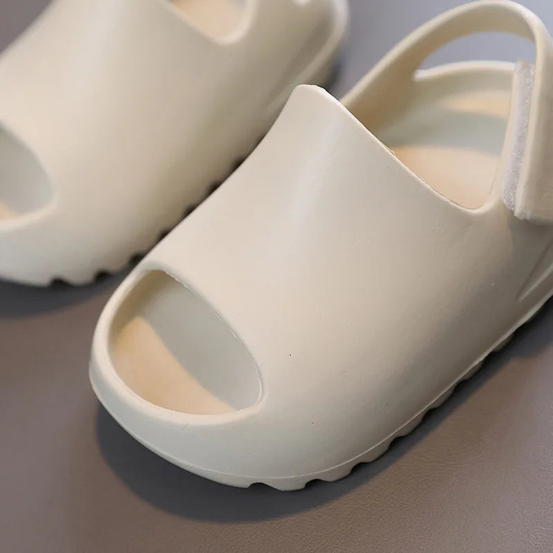 Little Trendsetters Velcro Slipper Sandals