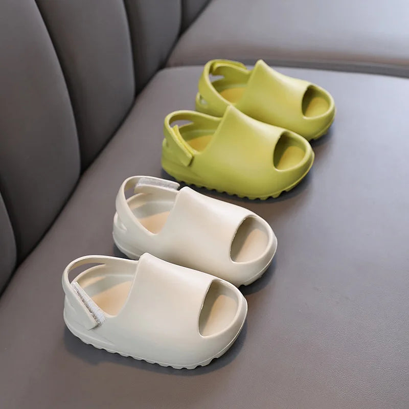 Little Trendsetters Velcro Slipper Sandals