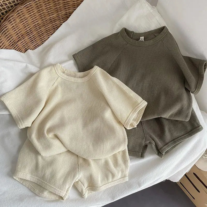 Ribbed Cotton Summer Set