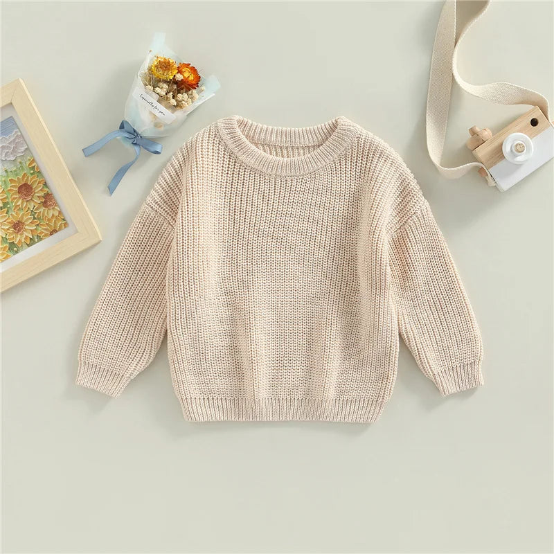 Knitted Long Sleeve Winter Sweater