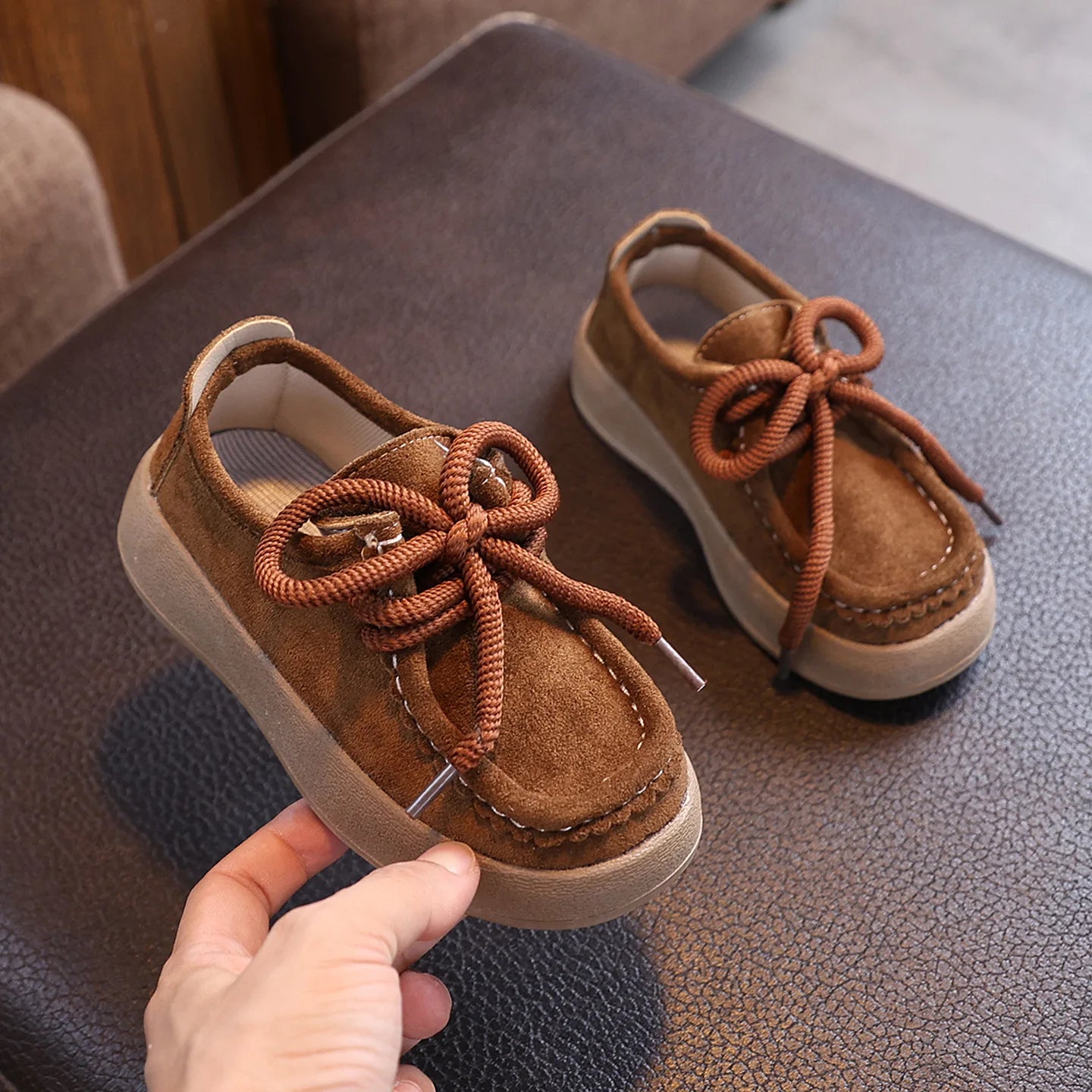 Suede Moccasins