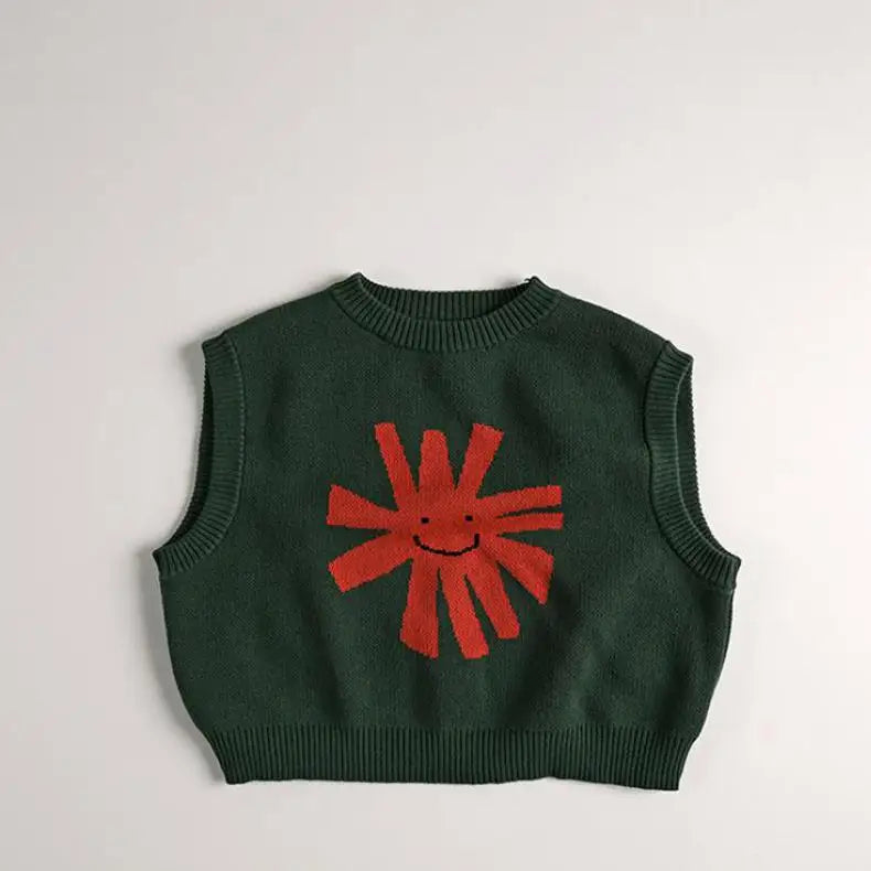 Funky Vintage Knit Vest