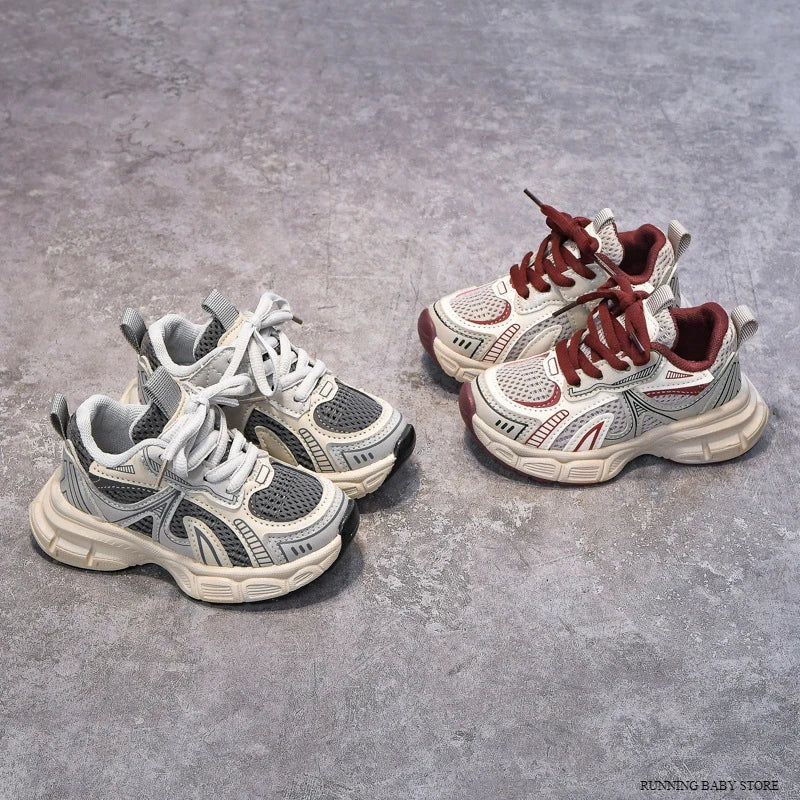 Little Trendsetters Running Cloud Walk Velcro Trainers