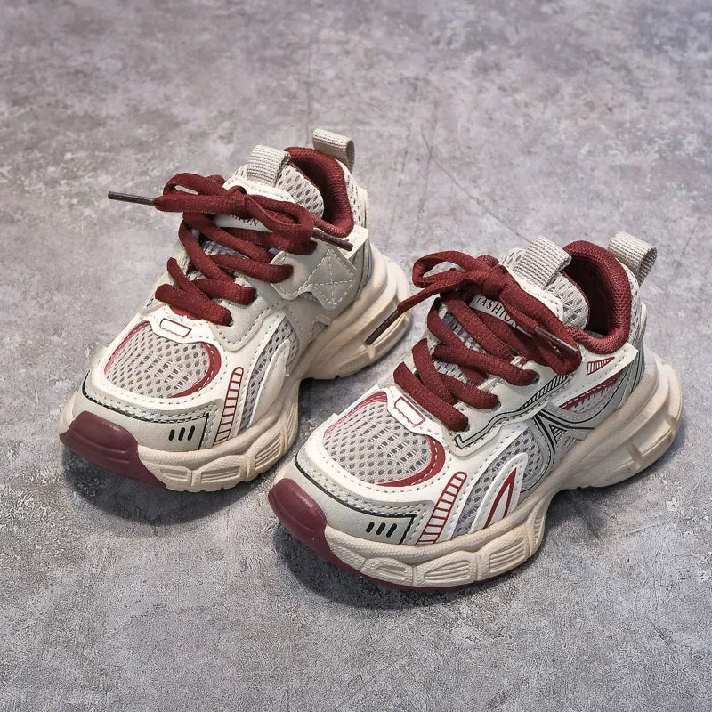 Little Trendsetters Running Cloud Walk Velcro Trainers