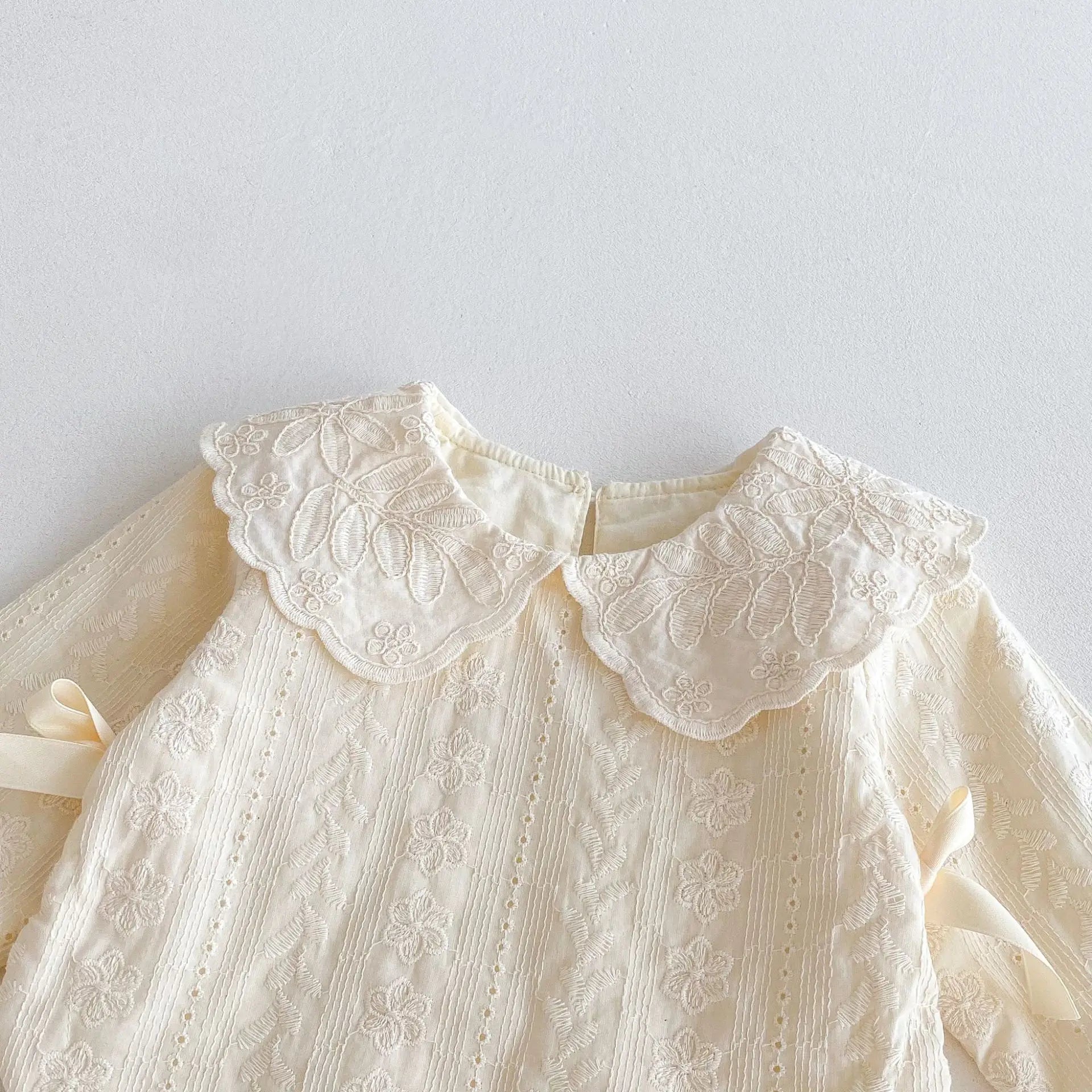 Embroidered Lace Outfit Set