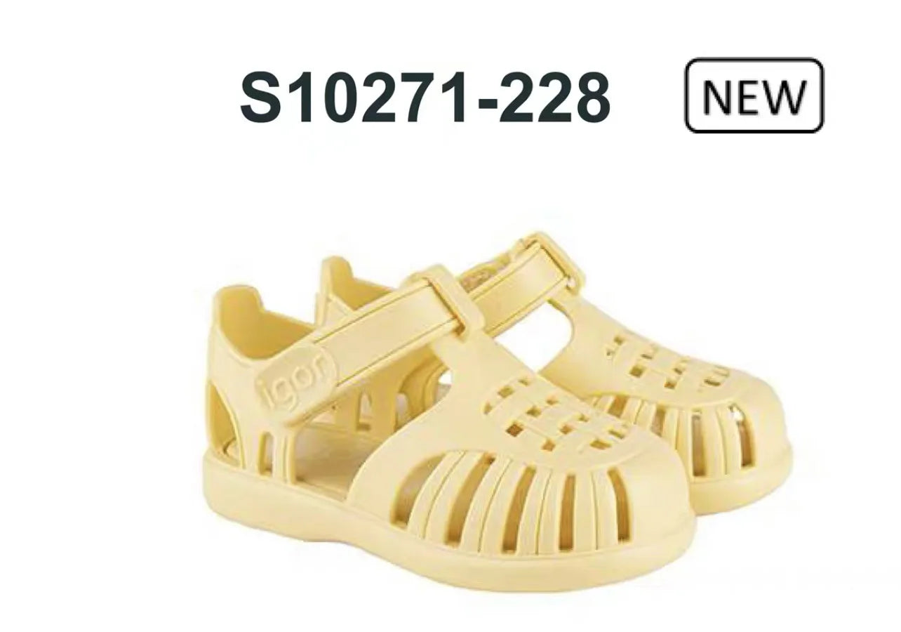 Little Trendsetters Velcro Gladiator Style Jelly Sandal