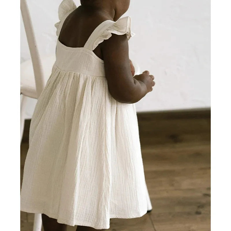 Flutter Muslin Dress