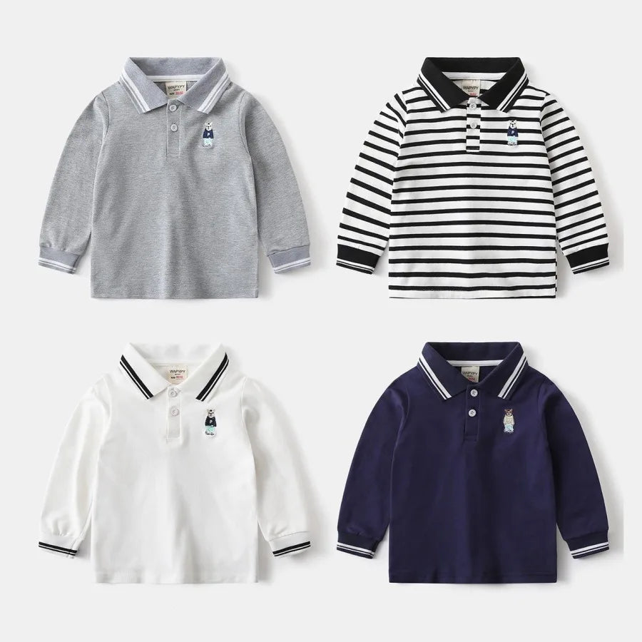 Smart Long Sleeve Polo Shirt