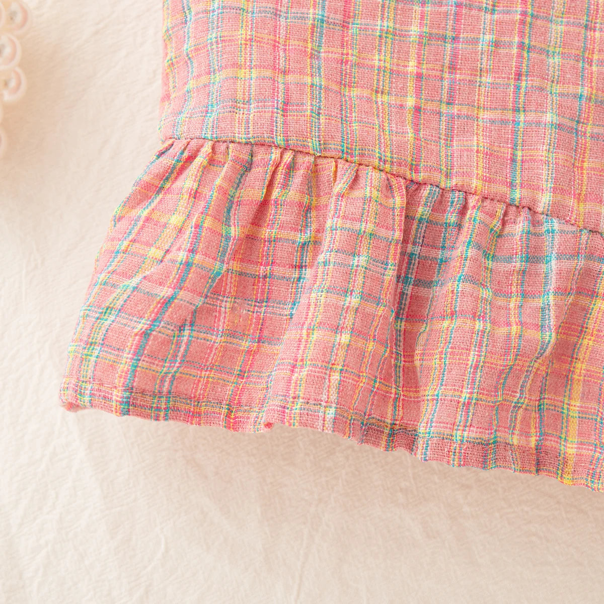 Pastel Check Outfit Set