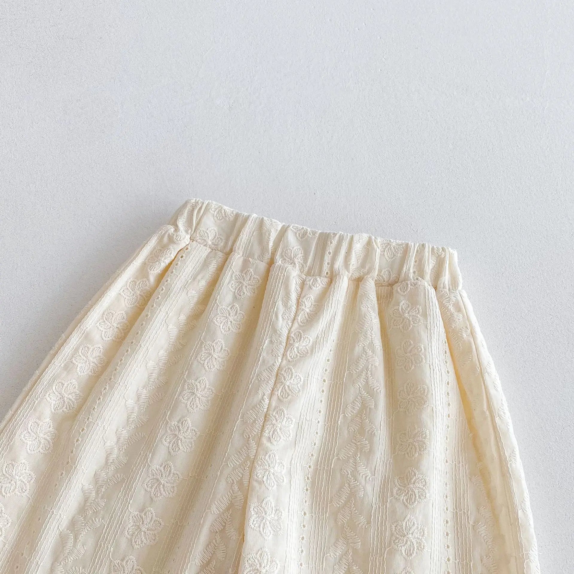 Embroidered Lace Outfit Set