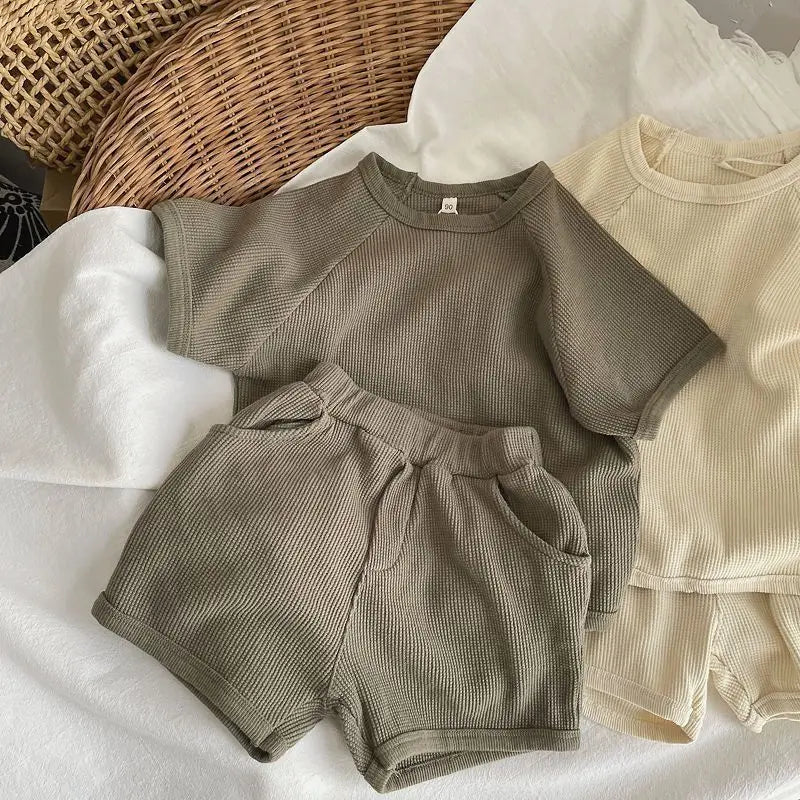 Ribbed Cotton Summer Set