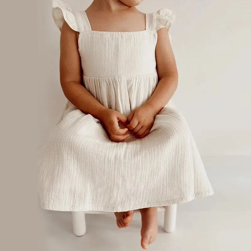 Flutter Muslin Dress