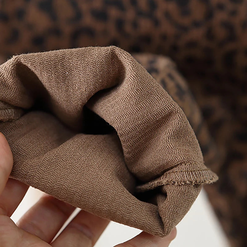 Leopard Print Dungarees