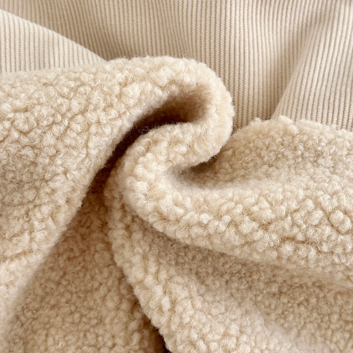 Teddy Pullover Pocket Jacket