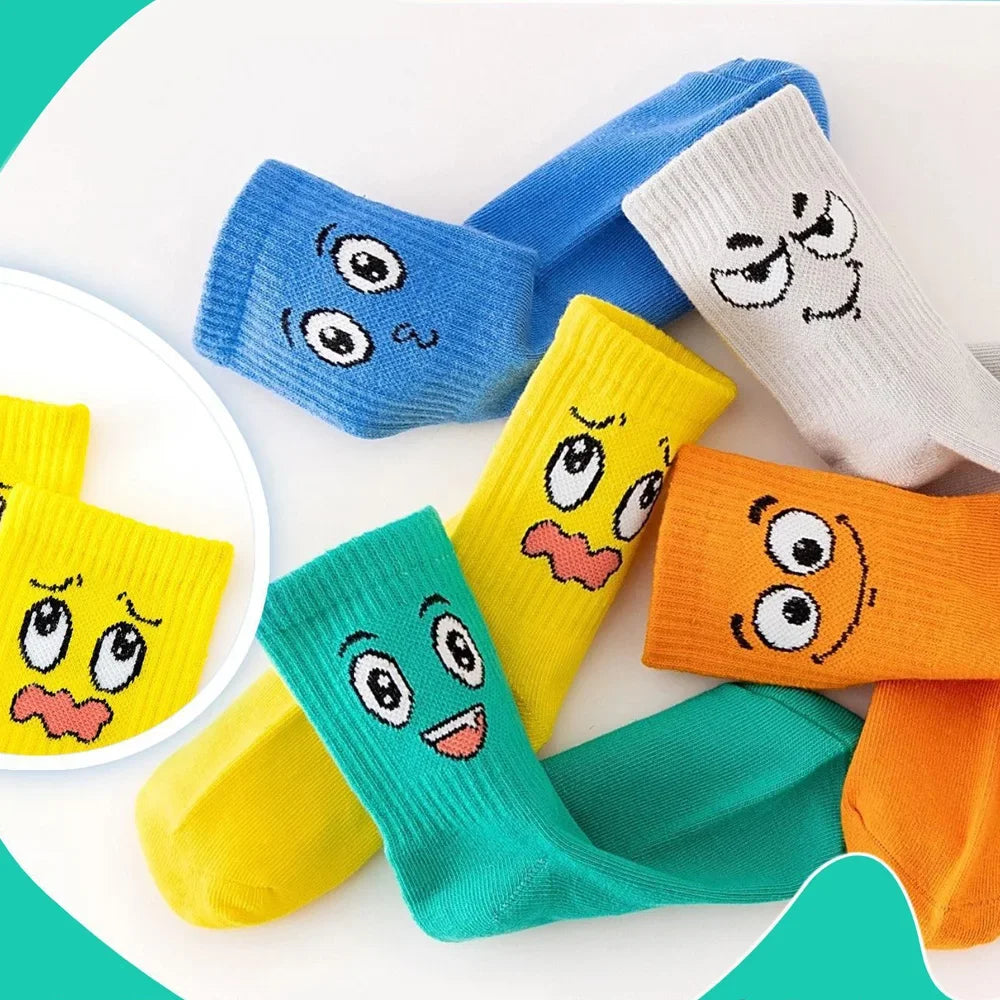 Funny Face Socks (5 Pairs)