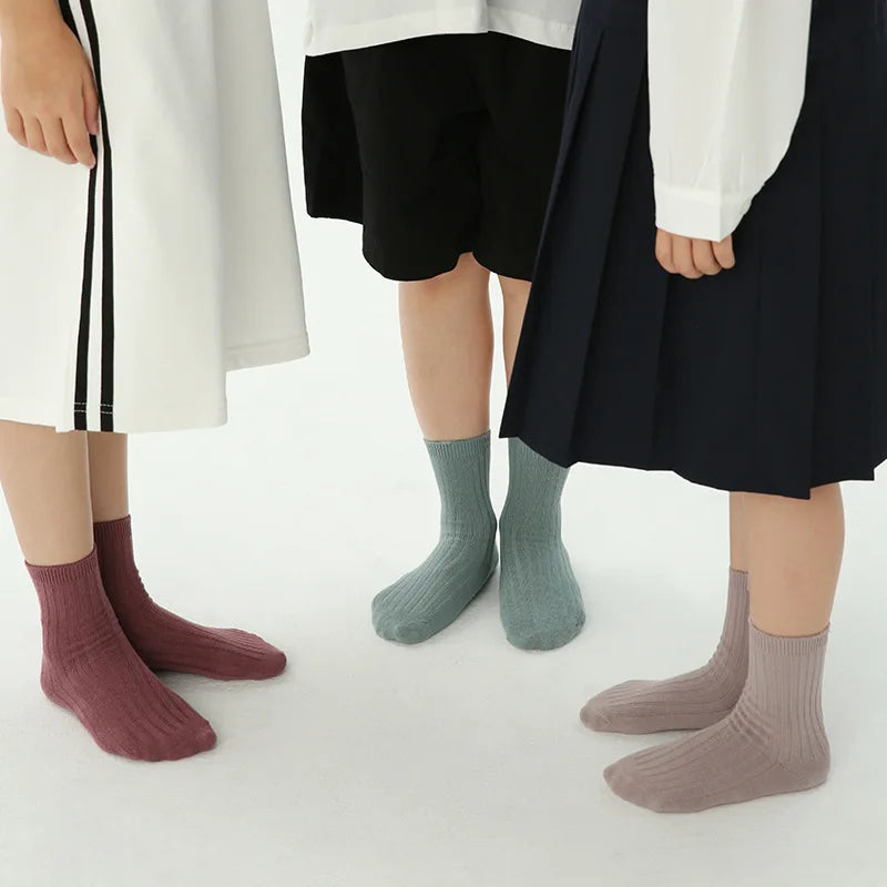 Casual Ribbed Socks (5 Pairs)