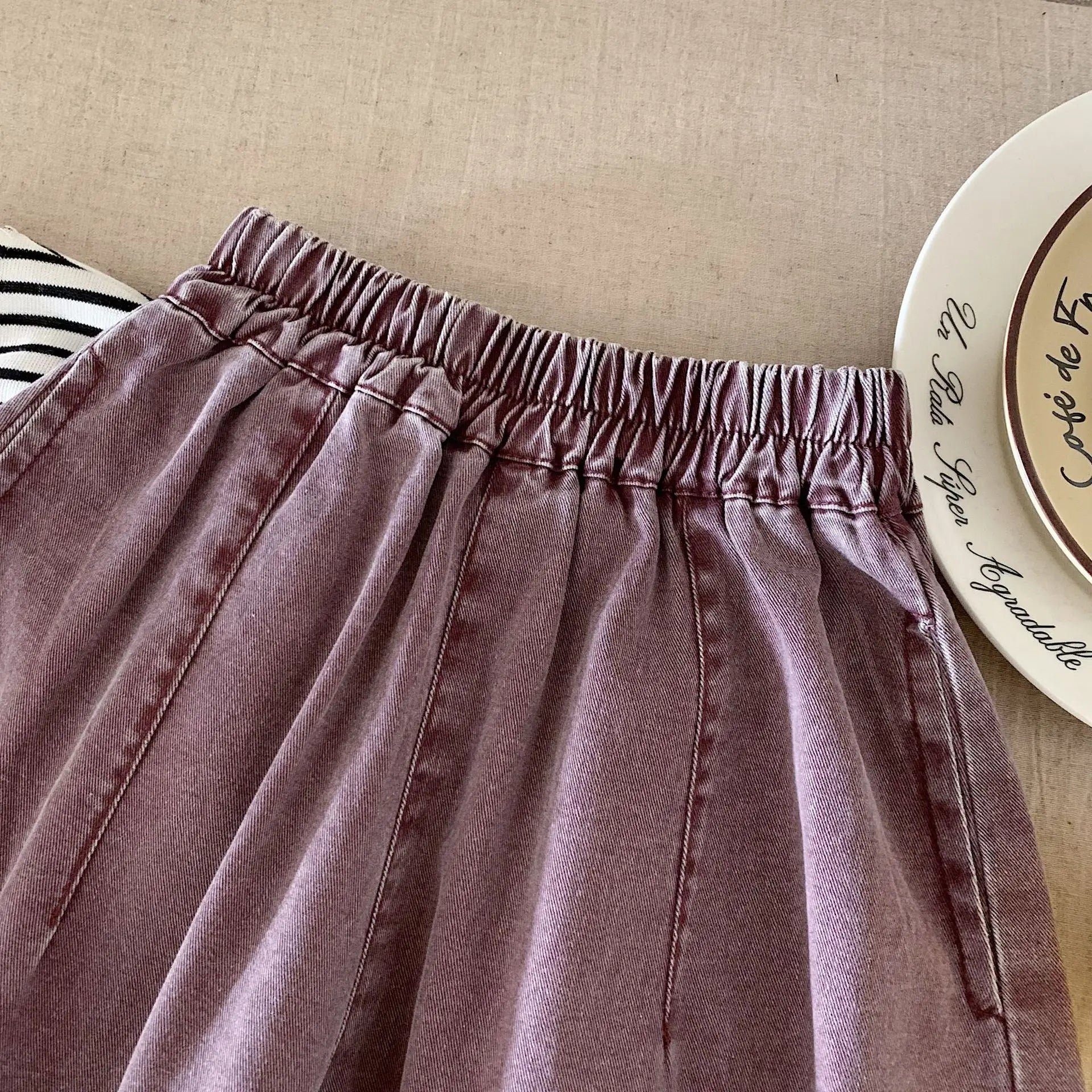 Relaxed Cotton Jean Trousers