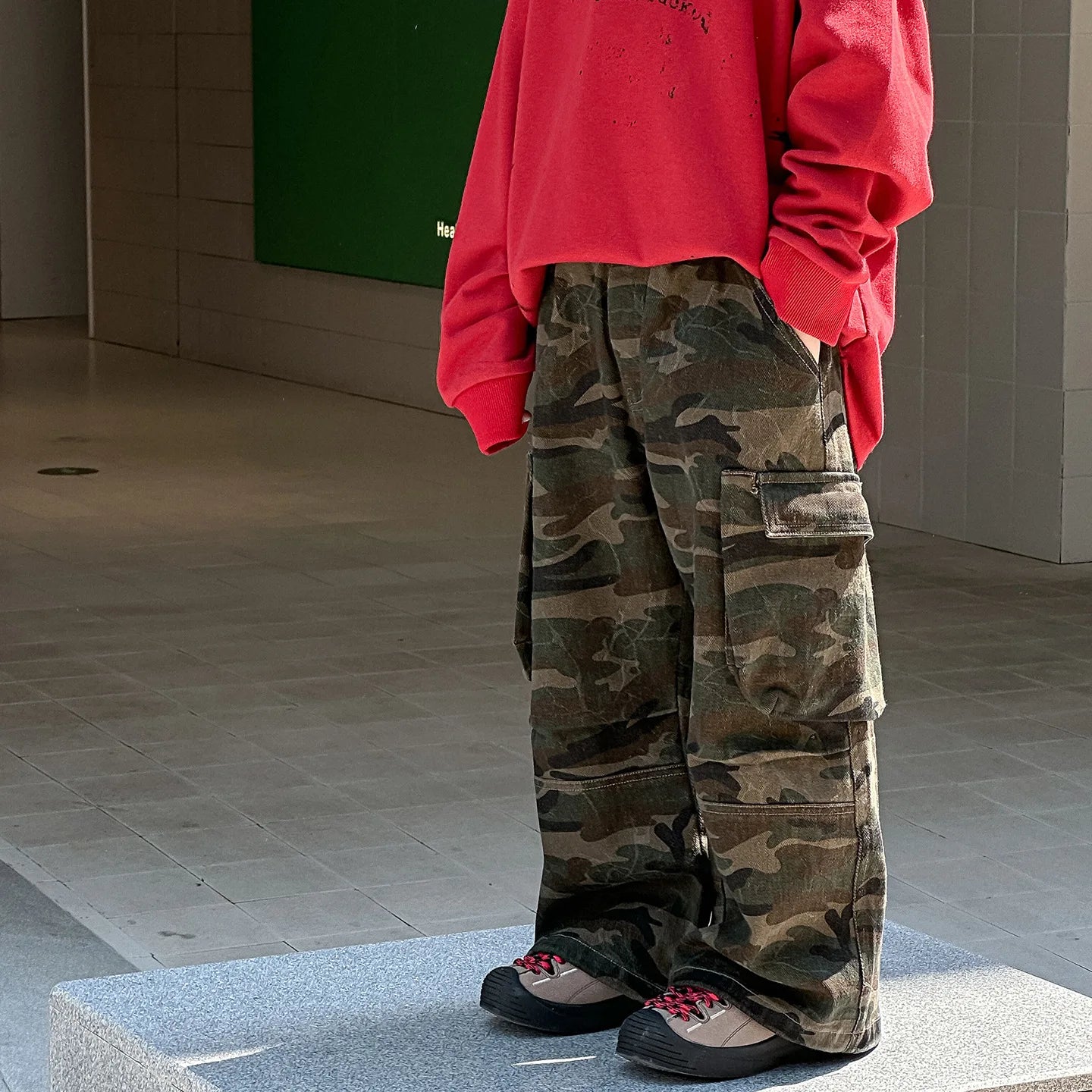 Army Camouflage Cargo Trousers