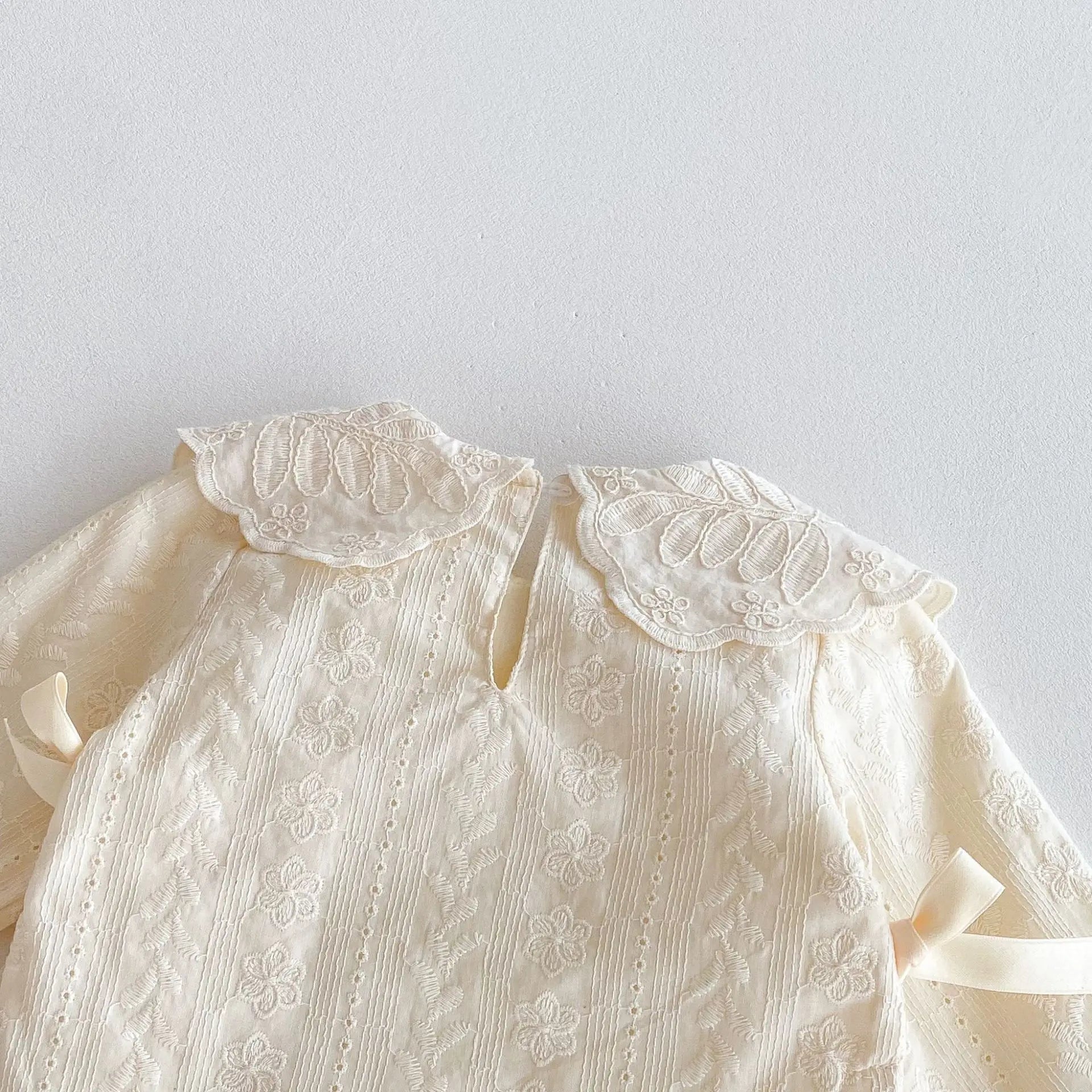 Embroidered Lace Outfit Set