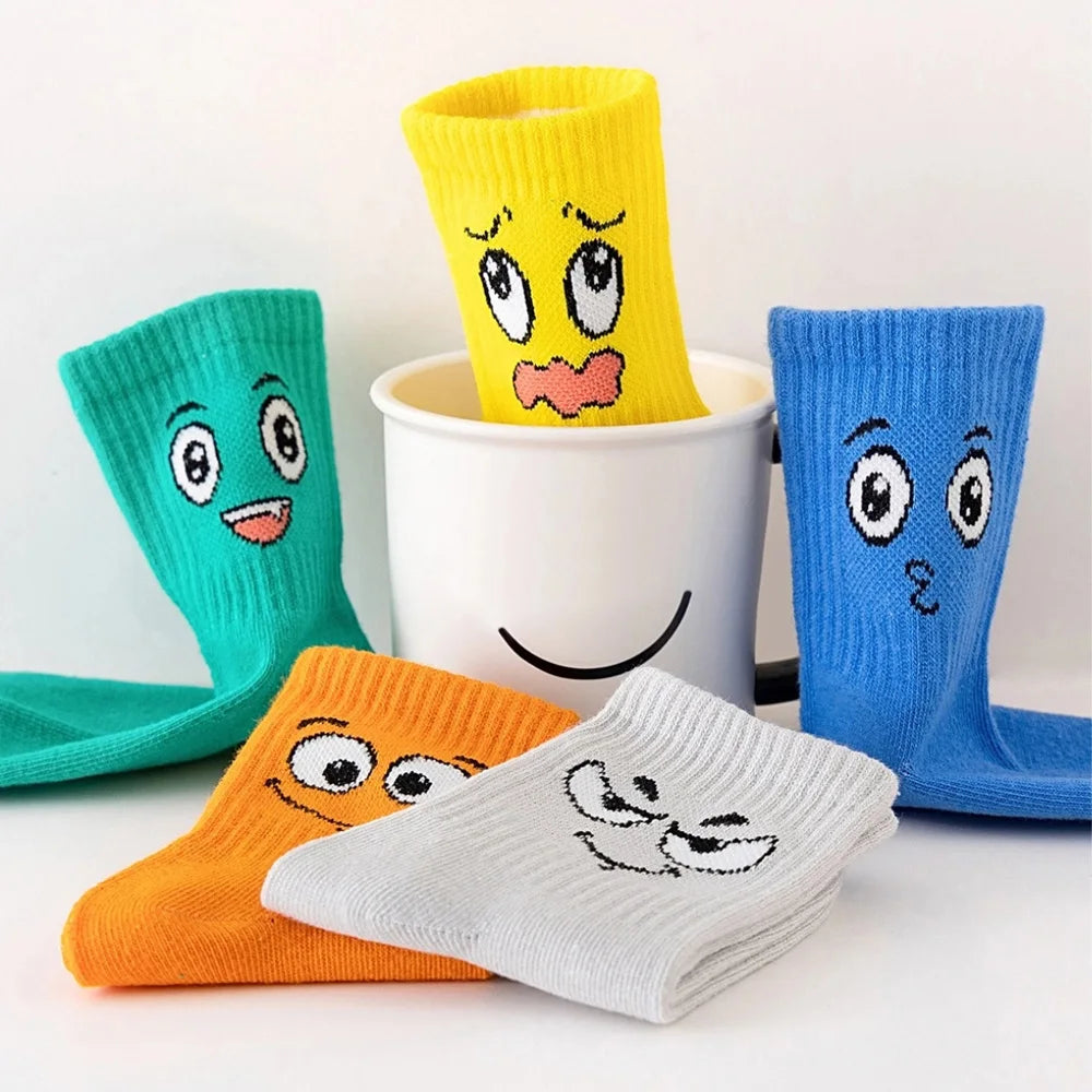 Funny Face Socks (5 Pairs)