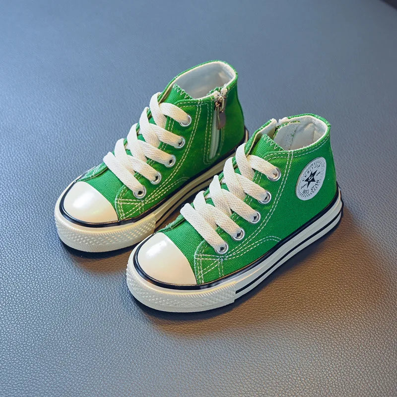 Classic Basketball Canvas High Tops