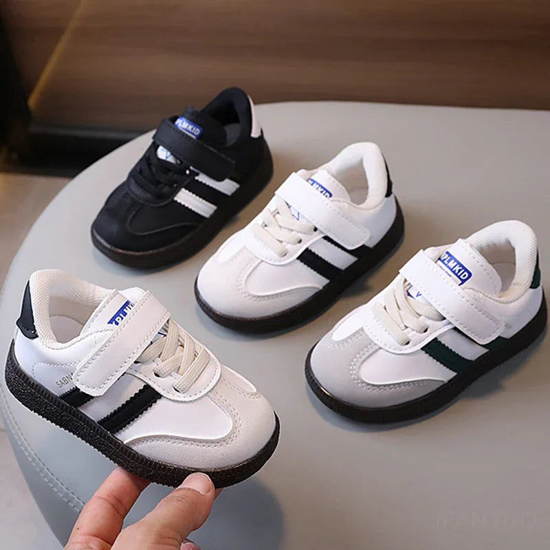 Little Trendsetters Retro Originals Velcro Trainers