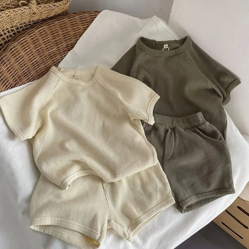 Ribbed Cotton Summer Set