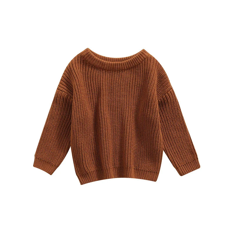 Knitted Long Sleeve Winter Sweater
