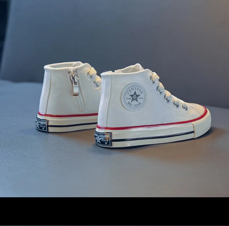 Classic Basketball Canvas High Tops